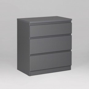 2.03.02.060.4 КАСТОР комод 3 ящика RU серый в Кунгуре - kungur.ok-mebel.com | фото