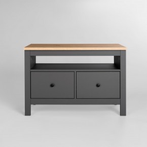 2.08.03.080.15 САГА тумба 2 ящика серая/ясень RU в Кунгуре - kungur.ok-mebel.com | фото 2