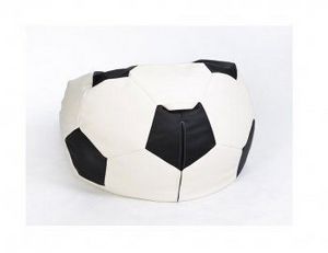 Кресло-мешок Мяч большой бело-черное в Кунгуре - kungur.ok-mebel.com | фото 2