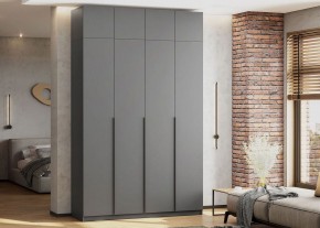 Антресоль 1600 «ШК-5» Графит серый в Кунгуре - kungur.ok-mebel.com | фото 4