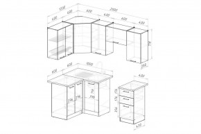 АСАЯ Кухонный гарнитур Оптима 5 (1200*2000 мм) в Кунгуре - kungur.ok-mebel.com | фото 2