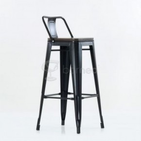 Барный стул N-238 Tolix Wood style Черный в Кунгуре - kungur.ok-mebel.com | фото 5