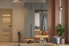 БАСКО Прихожая К6 (графит) в Кунгуре - kungur.ok-mebel.com | фото