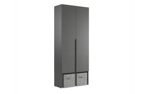 БАСКО Шкаф двухдверный L800 (графит) в Кунгуре - kungur.ok-mebel.com | фото