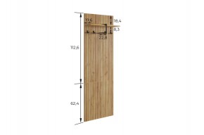 БОДРУМ Прихожая (модульная) дуб крафт золотой в Кунгуре - kungur.ok-mebel.com | фото 2