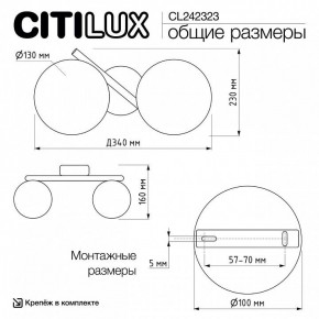 Бра Citilux Ronny CL242323 в Кунгуре - kungur.ok-mebel.com | фото 9