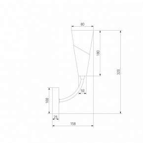 Бра Eurosvet Rhyton 60167/1 латунь в Кунгуре - kungur.ok-mebel.com | фото 5