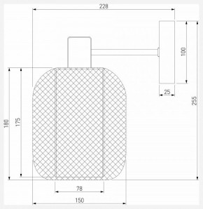 Бра Eurosvet Voile 30192/1 золото в Кунгуре - kungur.ok-mebel.com | фото 4