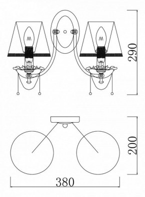 Бра Maytoni Lolita ARM305-02-W в Кунгуре - kungur.ok-mebel.com | фото 2