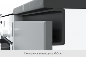 БЬЯНКА Кухонный гарнитур 1,6 белый/лиственница охотская/смоки софт в Кунгуре - kungur.ok-mebel.com | фото 3