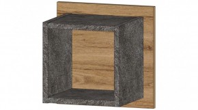 ДАЛЛАС Полка квадрат (цемент темный) в Кунгуре - kungur.ok-mebel.com | фото