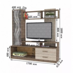 ДАРЬЯ Гостиная (Крафт серый/Крафт белый) в Кунгуре - kungur.ok-mebel.com | фото 8