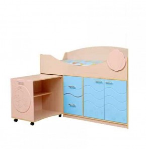 Набор мебели для детской Юниор -12.2 (700*1860) МДФ матовый в Кунгуре - kungur.ok-mebel.com | фото 4