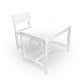Детский растущий комплект стол и стул Я САМ "Лофт" (Белый, Белый) в Кунгуре - kungur.ok-mebel.com | фото