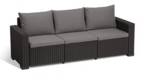 Диван Калифорния 3-х местный (California 3 Sofa), графит в Кунгуре - kungur.ok-mebel.com | фото 2