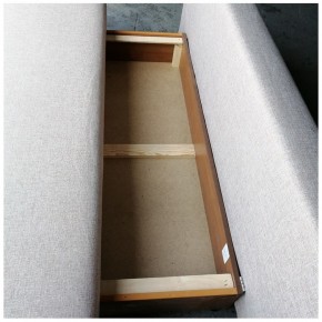 Диван-кровать Комфорт без подлокотников BALTIC AZURE (2 подушки) в Кунгуре - kungur.ok-mebel.com | фото 6