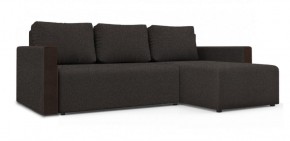 Диван угловой Алиса 3 Bahama GRAFIT - Teos Dark Brown в Кунгуре - kungur.ok-mebel.com | фото