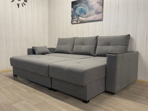 Диван угловой Комфорт-3 (НПБ+МДФ) велюр Galaxy Lite 26 в Кунгуре - kungur.ok-mebel.com | фото 3