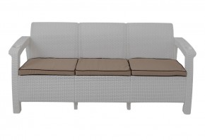 Диван Yalta Premium Sofa 3 Set (Ялта) белый (+подушки под спину) в Кунгуре - kungur.ok-mebel.com | фото 2
