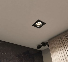 DK2061-BK Встраиваемый светильник IP 20, до 15 Вт, GU10, LED, черный, алюминий в Кунгуре - kungur.ok-mebel.com | фото 4