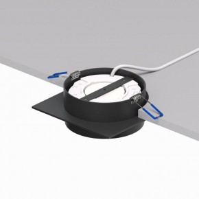 DK2091-BK Встраиваемый светильник FLAT, IP 20, до 15 Вт, GX53, LED, черный, алюминий в Кунгуре - kungur.ok-mebel.com | фото 4