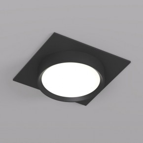 DK2091-BK Встраиваемый светильник FLAT, IP 20, до 15 Вт, GX53, LED, черный, алюминий в Кунгуре - kungur.ok-mebel.com | фото