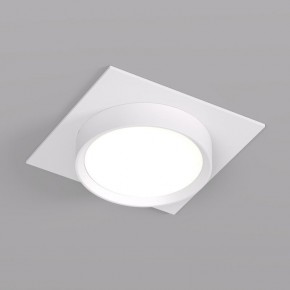 DK2091-WH Встраиваемый светильник FLAT, IP 20, до 15 Вт, GX53, LED, белый, алюминий в Кунгуре - kungur.ok-mebel.com | фото