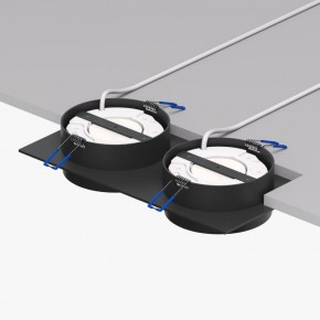 DK2092-BK Встраиваемый светильник FLAT, IP 20, до 15 Вт, GX53, LED, черный, алюминий в Кунгуре - kungur.ok-mebel.com | фото 2
