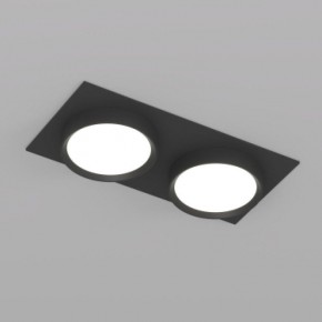 DK2092-BK Встраиваемый светильник FLAT, IP 20, до 15 Вт, GX53, LED, черный, алюминий в Кунгуре - kungur.ok-mebel.com | фото 4