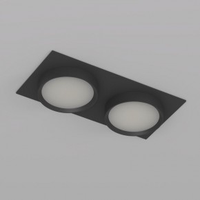 DK2092-BK Встраиваемый светильник FLAT, IP 20, до 15 Вт, GX53, LED, черный, алюминий в Кунгуре - kungur.ok-mebel.com | фото 5