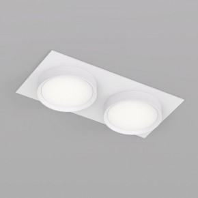 DK2092-WH Встраиваемый светильник FLAT, IP 20, до 15 Вт, GX53, LED, белый, алюминий в Кунгуре - kungur.ok-mebel.com | фото 2