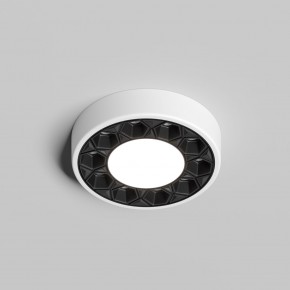 DK2440-WB Встраиваемый светильник DUAL 5+5 Вт, LED 4000K, IP 20, d90mm, белый/черный, алюминий/акрил в Кунгуре - kungur.ok-mebel.com | фото 2