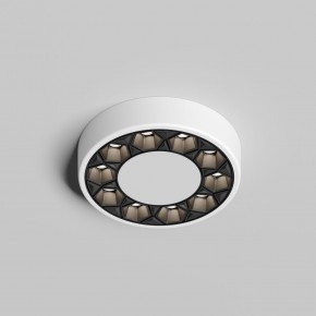 DK2440-WB Встраиваемый светильник DUAL 5+5 Вт, LED 4000K, IP 20, d90mm, белый/черный, алюминий/акрил в Кунгуре - kungur.ok-mebel.com | фото 3