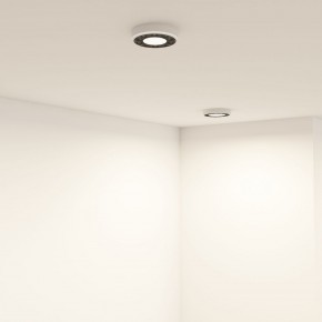 DK2440-WB Встраиваемый светильник DUAL 5+5 Вт, LED 4000K, IP 20, d90mm, белый/черный, алюминий/акрил в Кунгуре - kungur.ok-mebel.com | фото 6