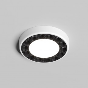 DK2441-WB Встраиваемый светильник DUAL 9+9 Вт, LED 4000K, IP 20, d120mm, белый/черный, алюминий/акрил в Кунгуре - kungur.ok-mebel.com | фото 2