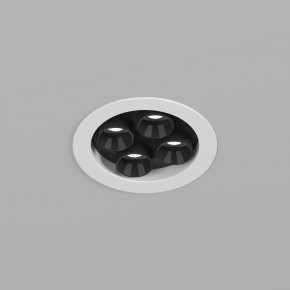 DK2510-WB Встраиваемый светильник SPACE со светодиодом d65 220V 8W 38° 4000К IP20 белый/черный алюминий в Кунгуре - kungur.ok-mebel.com | фото