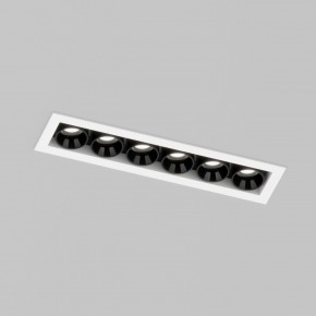 DK2514-WB Встраиваемый светильник SPACE со светодиодом L126mm 220V 10W 38° 4000К IP20 белый/черный алюминий в Кунгуре - kungur.ok-mebel.com | фото