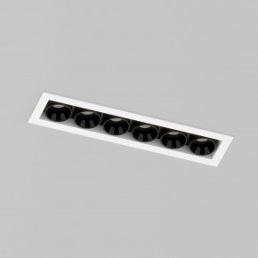 DK2514-WB Встраиваемый светильник SPACE со светодиодом L126mm 220V 10W 38° 4000К IP20 белый/черный алюминий в Кунгуре - kungur.ok-mebel.com | фото 2