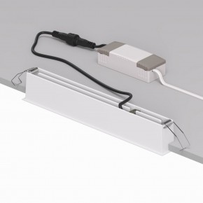 DK2515-WB Встраиваемый светильник SPACE со светодиодом L240mm 220V 20W 38° 4000К IP20 белый/черный алюминий в Кунгуре - kungur.ok-mebel.com | фото 3