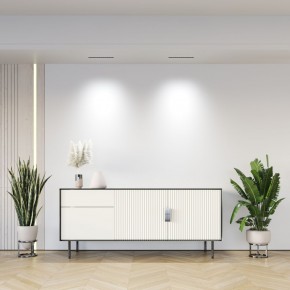 DK2515-WB Встраиваемый светильник SPACE со светодиодом L240mm 220V 20W 38° 4000К IP20 белый/черный алюминий в Кунгуре - kungur.ok-mebel.com | фото 7