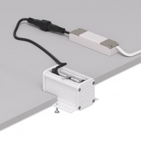 DK2530-WB Встраиваемый светильник SPACE со светодиодом под шпатлевку L69mm 220V 6W 38° 4000К IP20 белый/черный алюминий в Кунгуре - kungur.ok-mebel.com | фото 5