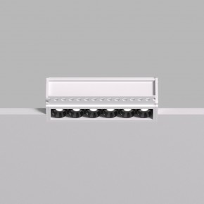 DK2531-WB Встраиваемый светильник SPACE со светодиодом под шпатлевку L126mm 220V 10W 38° 4000К IP20 белый/черный алюминий в Кунгуре - kungur.ok-mebel.com | фото 3