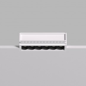 DK2531-WB Встраиваемый светильник SPACE со светодиодом под шпатлевку L126mm 220V 10W 38° 4000К IP20 белый/черный алюминий в Кунгуре - kungur.ok-mebel.com | фото 4