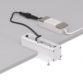 DK2531-WB Встраиваемый светильник SPACE со светодиодом под шпатлевку L126mm 220V 10W 38° 4000К IP20 белый/черный алюминий в Кунгуре - kungur.ok-mebel.com | фото 5