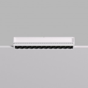 DK2532-WB Встраиваемый светильник SPACE со светодиодом под шпатлевку L240mm 220V 20W 38° 4000К IP20 белый/черный алюминий в Кунгуре - kungur.ok-mebel.com | фото 4