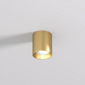 DK2610-SB Накладной светильник SHINE TUBE со светодиодом, D70*H80, IP20, 3000К, 10W, RA?90, сатинированная латунь, алюминий в Кунгуре - kungur.ok-mebel.com | фото
