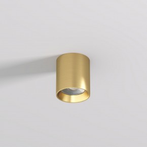 DK2610-SB Накладной светильник SHINE TUBE со светодиодом, D70*H80, IP20, 3000К, 10W, RA?90, сатинированная латунь, алюминий в Кунгуре - kungur.ok-mebel.com | фото 2