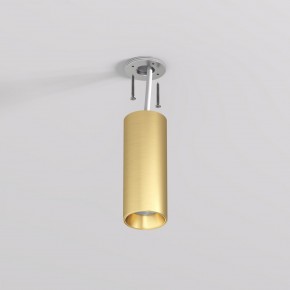 DK2615-SB Накладной светильник SHINE TUBE со светодиодом, D45*H115, IP20, 3000К, 7W, RA?90, сатинированная латунь, алюминий в Кунгуре - kungur.ok-mebel.com | фото 3