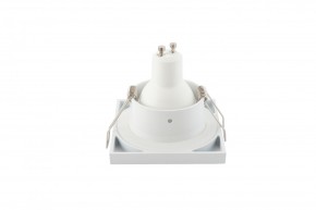 DK3014-WH Встраиваемый светильник влагозащ., IP 44, 50 Вт, GU10, белый, алюминий в Кунгуре - kungur.ok-mebel.com | фото 5