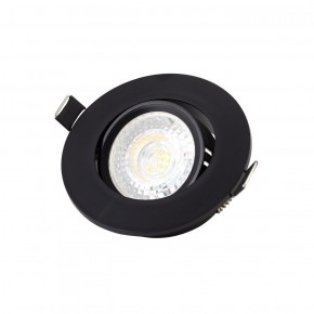 DK3020-BK Встраиваемый светильник, IP 20, 10 Вт, GU5.3, LED, черный, пластик в Кунгуре - kungur.ok-mebel.com | фото